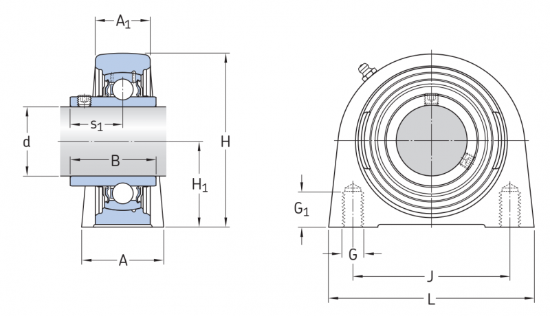 Подшипник SYF20TF SKF