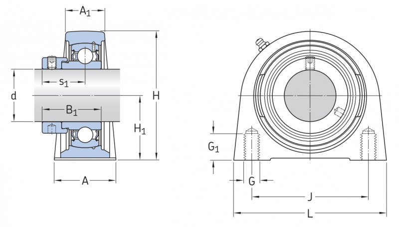 Подшипник SYF20FM SKF