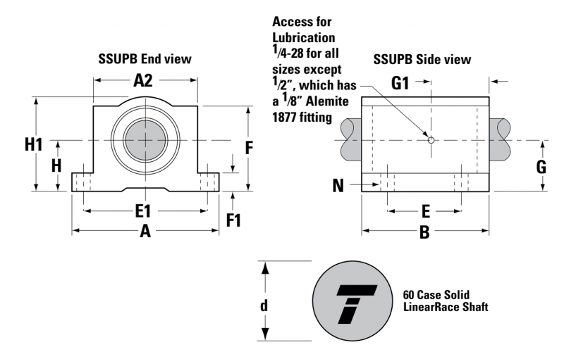 Подшипник SS6UPB8 Thomson