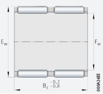 Подшипник K25X30X26-ZW INA