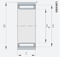 Подшипник RNAO100X120X30-XL INA