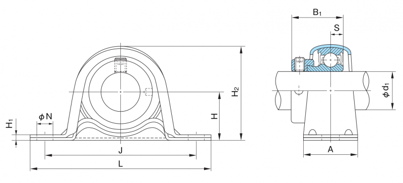 Подшипник KHPP203A Nachi