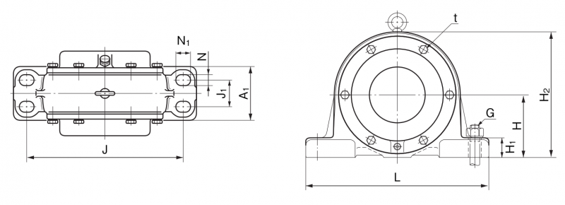 Подшипник V290C170-170 Nachi