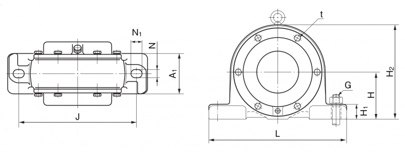 Подшипник V085C55-0 Nachi