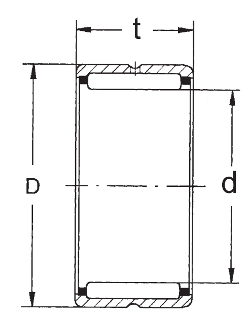 Подшипник NKS12 TN FBJ