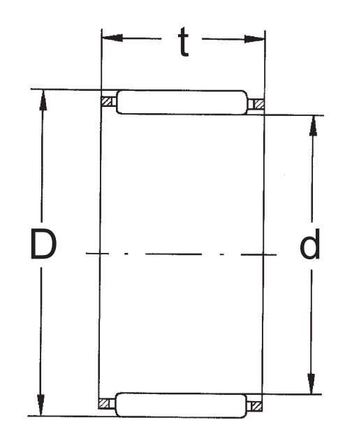 Подшипник K38X46X20 FBJ